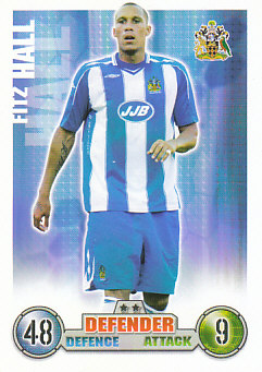 Fitz Hall Wigan Athletic 2007/08 Topps Match Attax #306